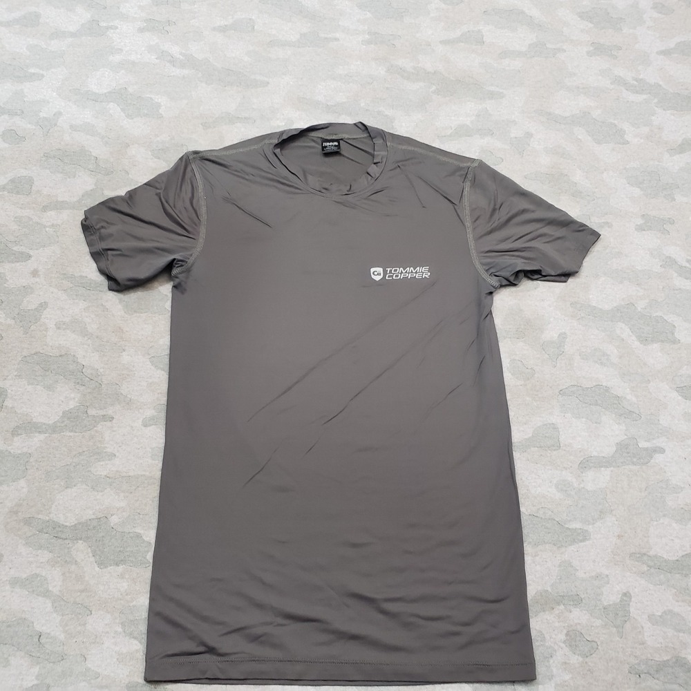 Tommie Copper Shirt Mens Medium Gray Short Sleeve